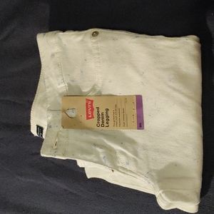 Levi cropped denim leggings